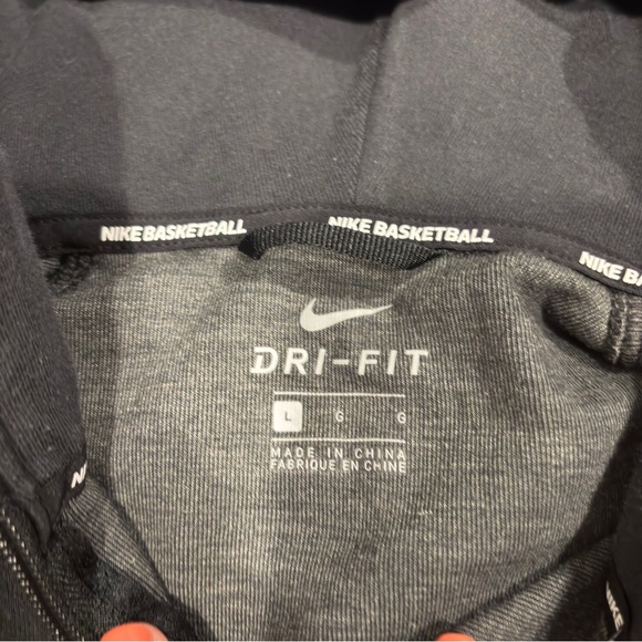 Nike Dry Hyper Elite Basketball Zip Hoodie 856447-010 men’s size large - Picture 5 of 13